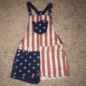 Super cute red white and blue jumper